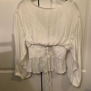 Free People Corset Blouse XS